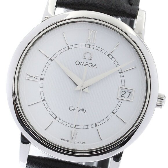 OMEGA De Ville Prestige 7824.31.01 Date white Dial Quartz Men's Watch_883284